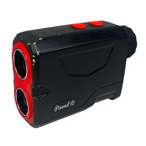 PINNED "The Blackjack" Golf Rangefinder USB Black Red